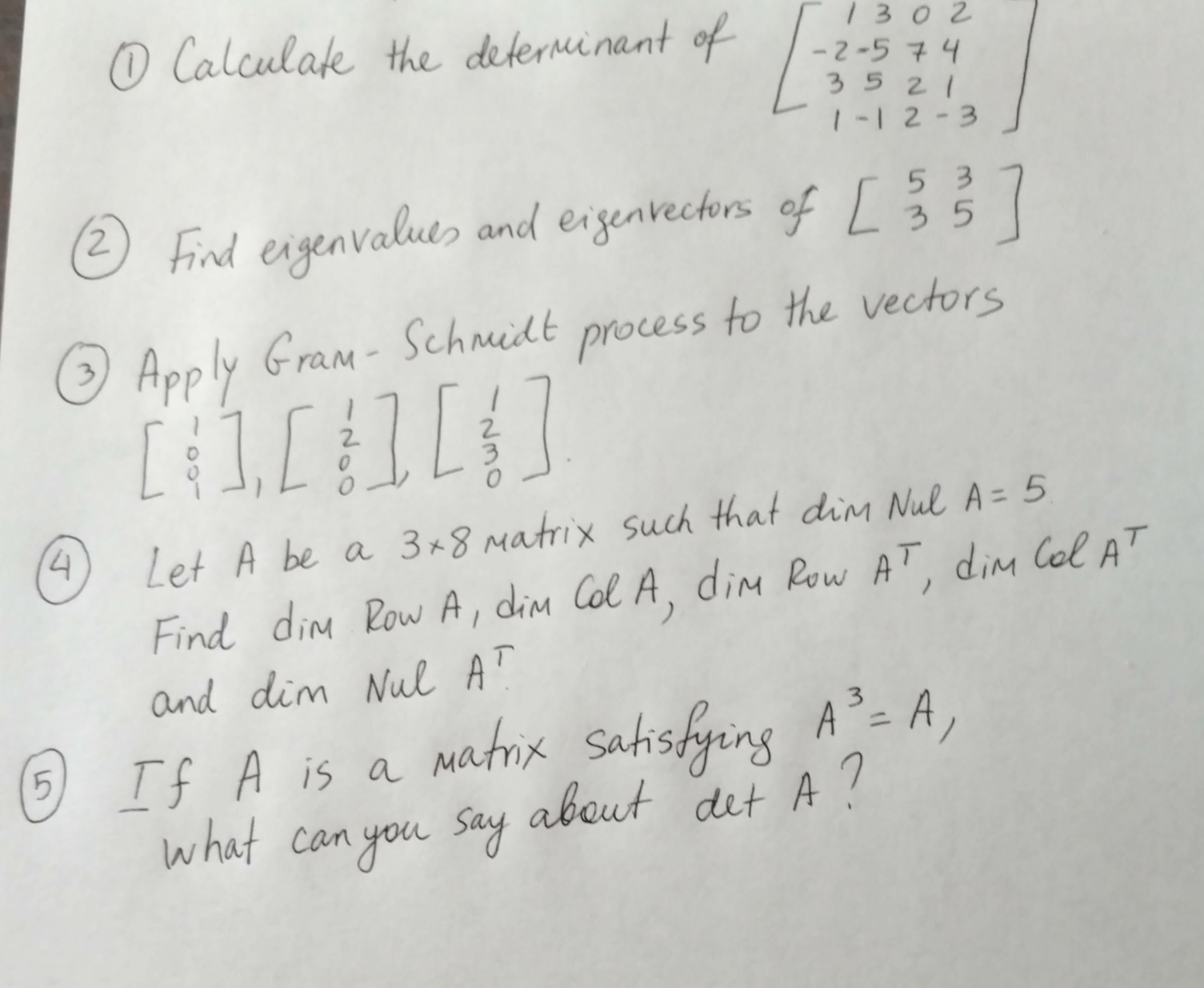 How to solve these problems. Please show each steps. 1 Calculate the