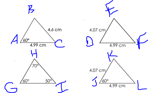 MNO is shown below.(a) Which below can be shown to be congruent