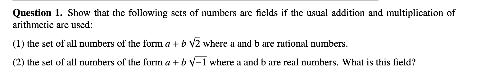 Please help me with this problem, thank you!!! Question 1. Show that