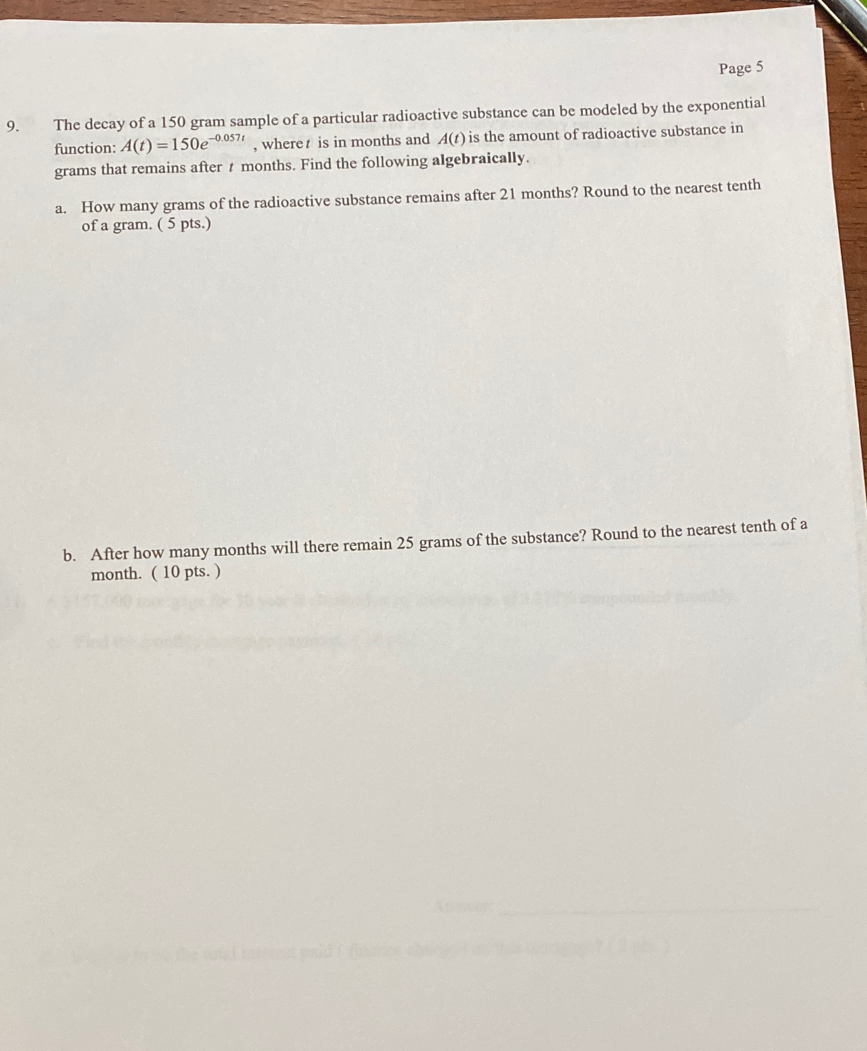 Please help me solve these showing all work !! Page 5 9