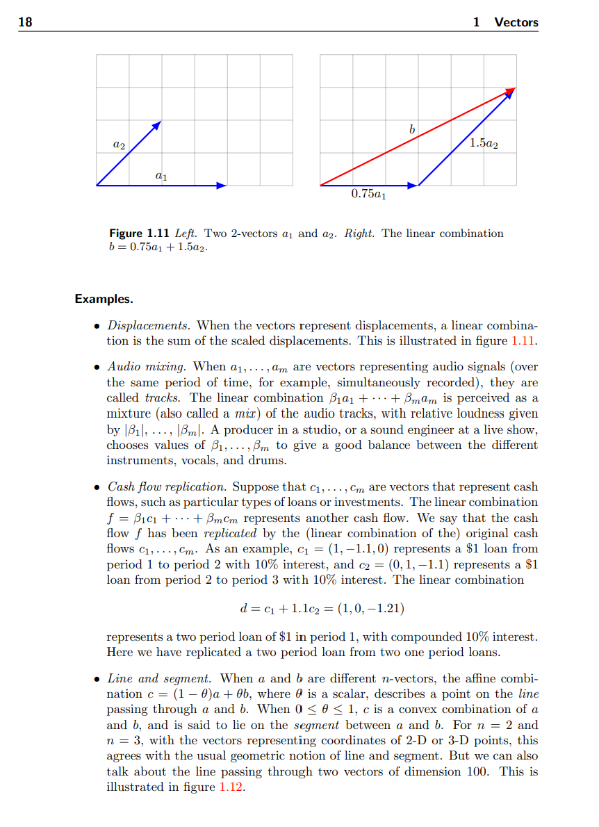 page 18 below the question. 3.12 Nearest point to a line. Let
