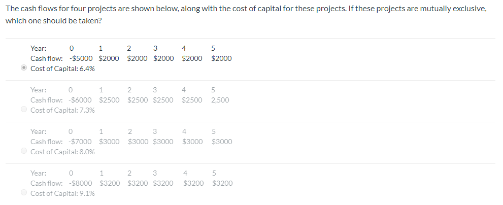 Flow Year Ol Year 1 Year 2 Year 3 Year 4 Year