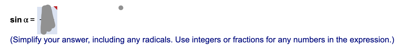 numbers in the expression.)cat a = .' (Simplify your answer, including any