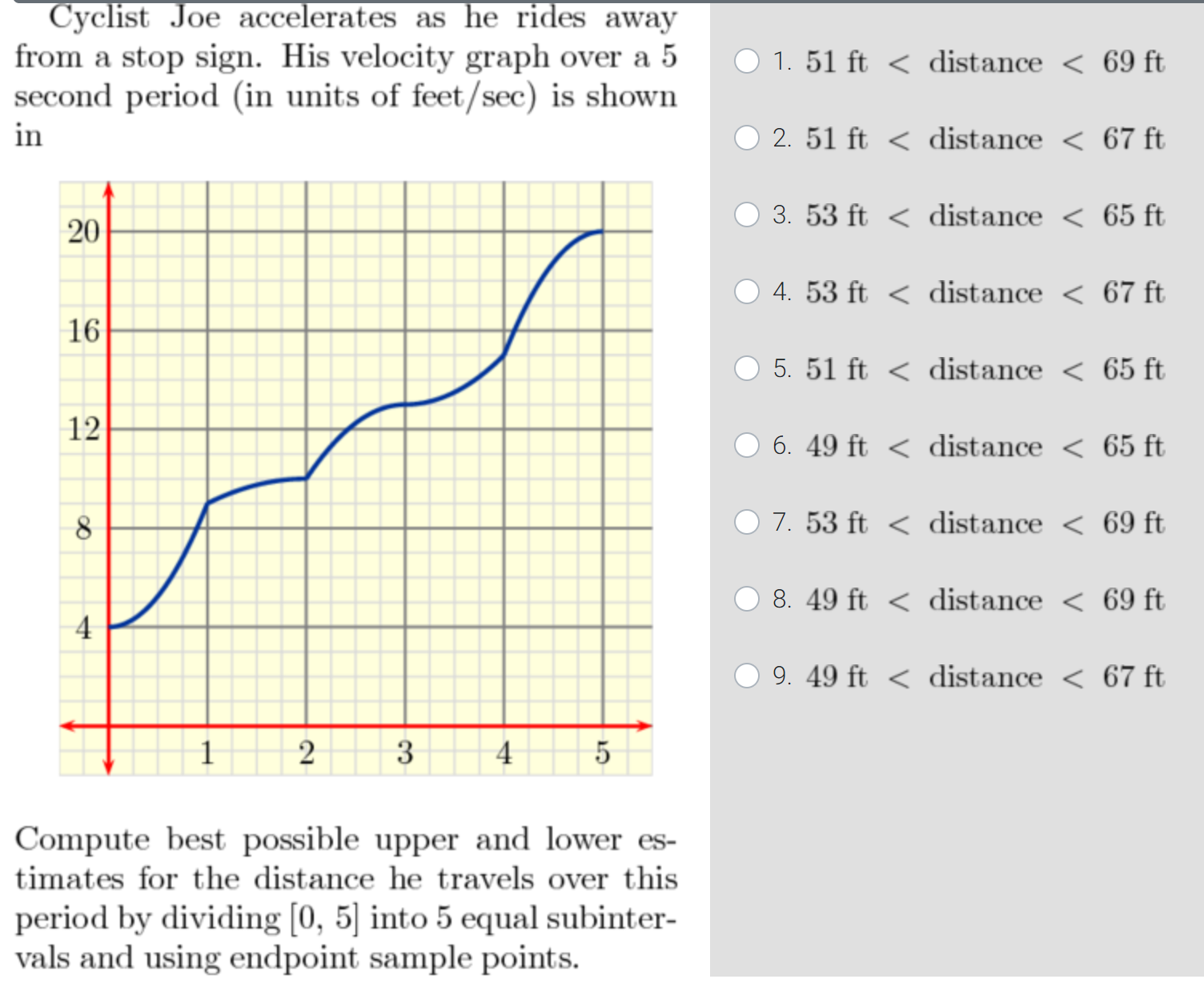 units. O 2. max area = 9 sq. units. O 15 3.
