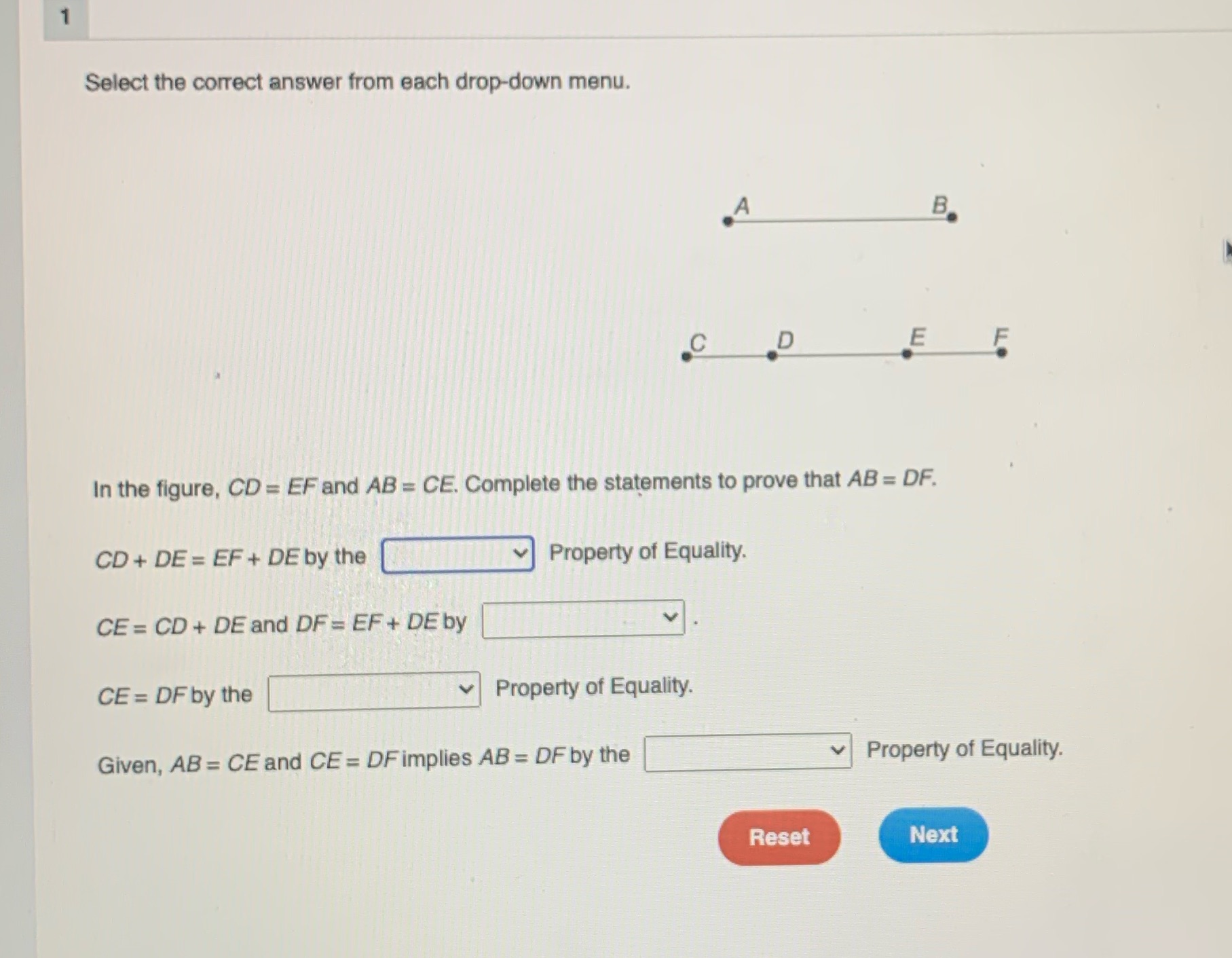 Select the correct answer from each drop-down menu. A B. C