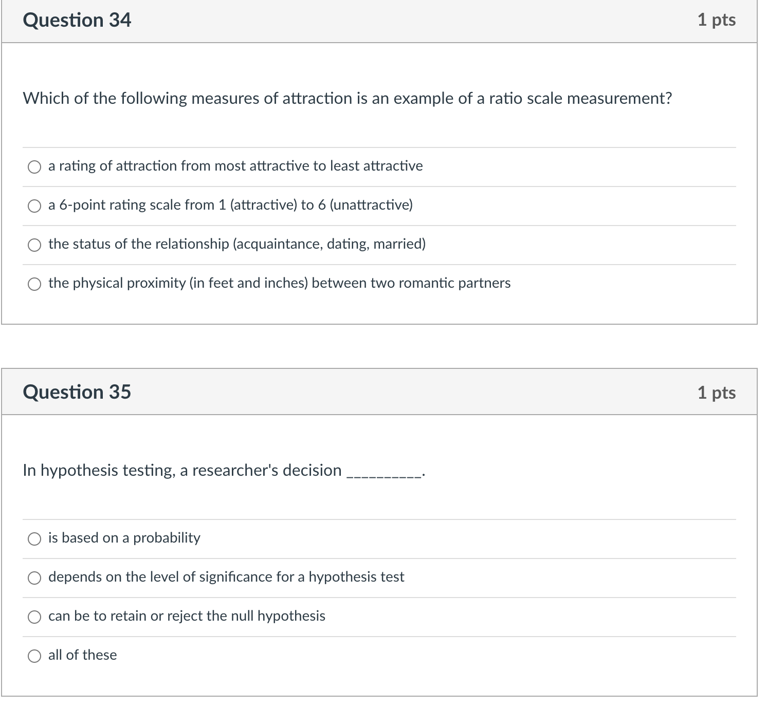 0.1587 Question 27 1 pts Atherapist observes that managers are more likely