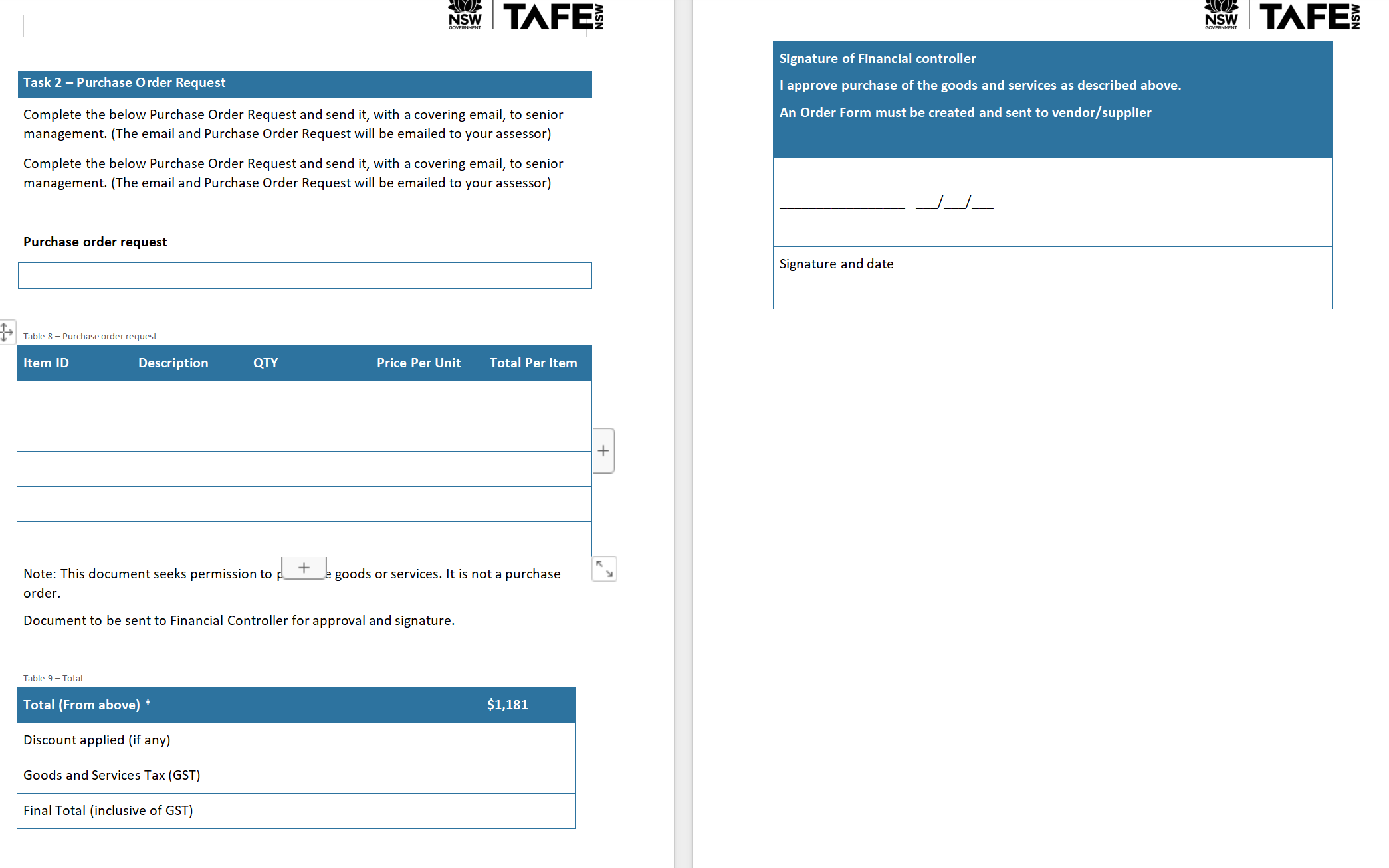 responses | have selected the following 3 assets: EFTPOS cash register system