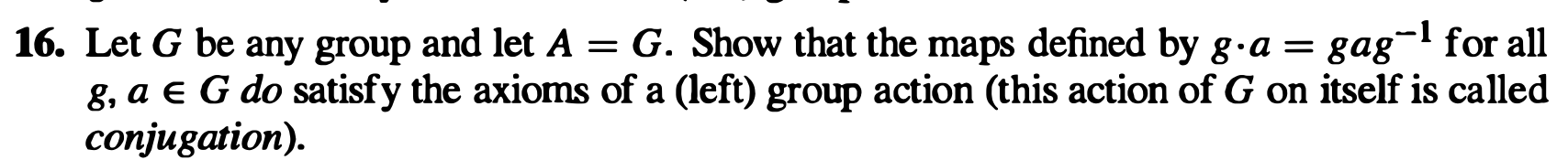Please write clearly.From Dummit and Foote section 1.7: 16. Let G be