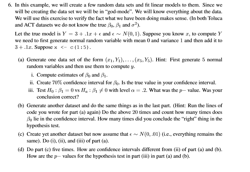 6. In this example, we will create a few random data