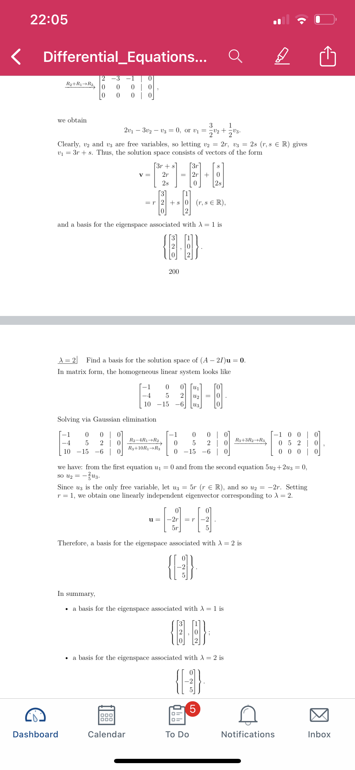 Read the first solved example from Example 6.3 in section 6.3 from