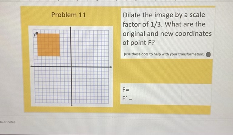 Can someone please help me ?? Problem 11 Dilate the image by