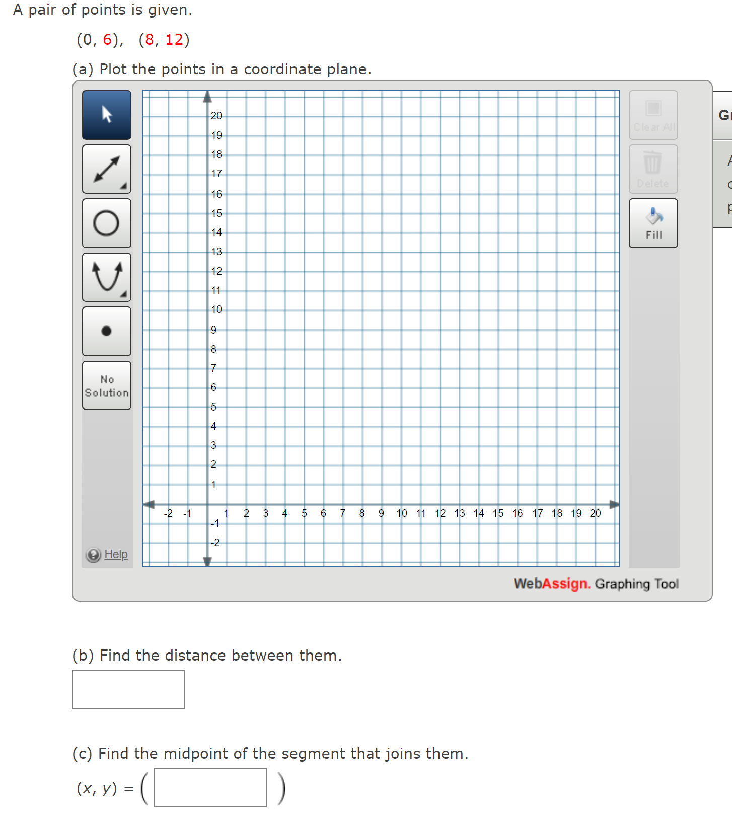 ftIn this exercise we use the Distance Formula and the Midpoint Formula.