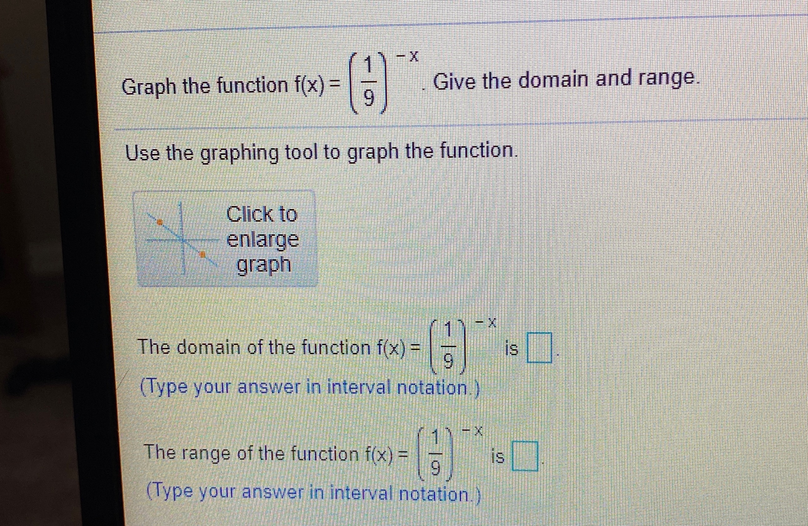 I need help with this question. - X Graph the function f(x)