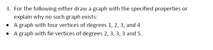 Please help with this discrete math problem 3. For the following either