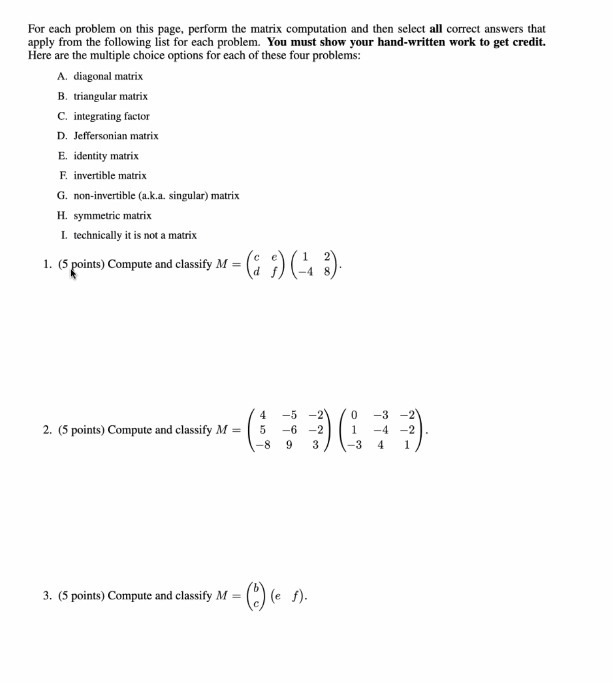 Need help solving these problems pleaseFor each problem on this page, perform