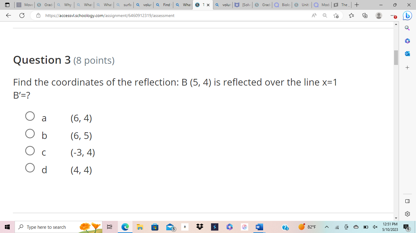 Q Mod B The_ + X G & https://accessvl.schoology.com/assignment/6460912319/assessment Question 22 (8