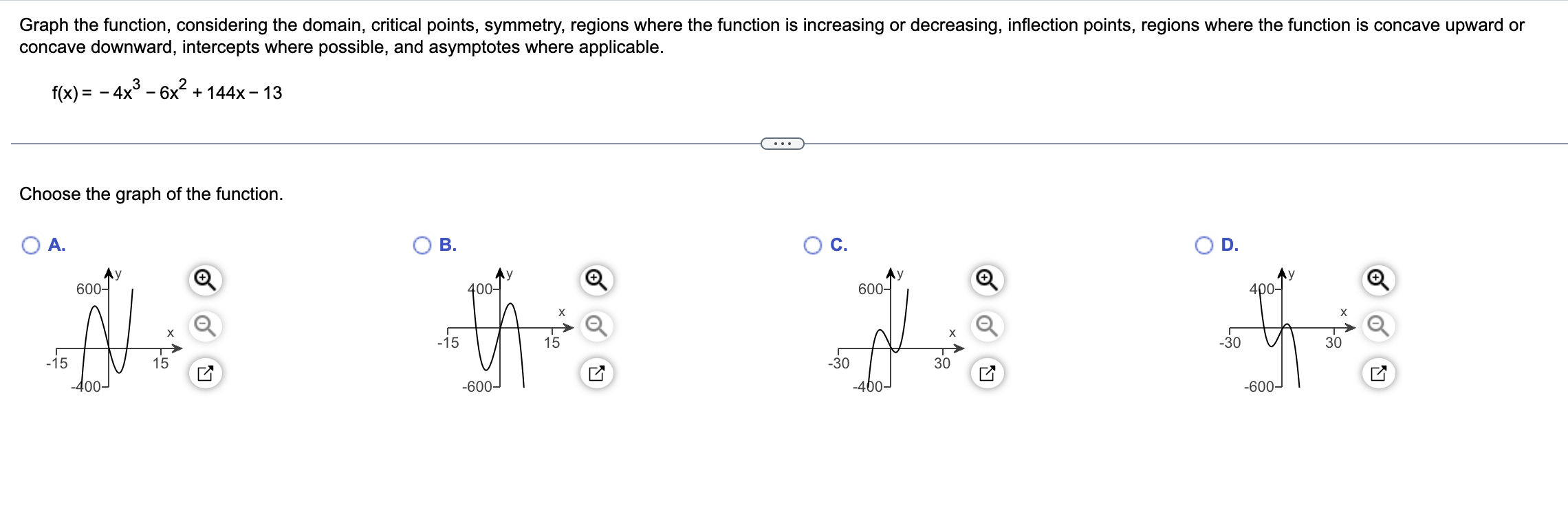 on the interval(s) and concave downward on the interval(s) (Type your answers