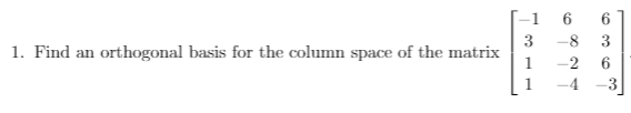 linear algebra problem 1 3 8 3 1 2 1 4 3