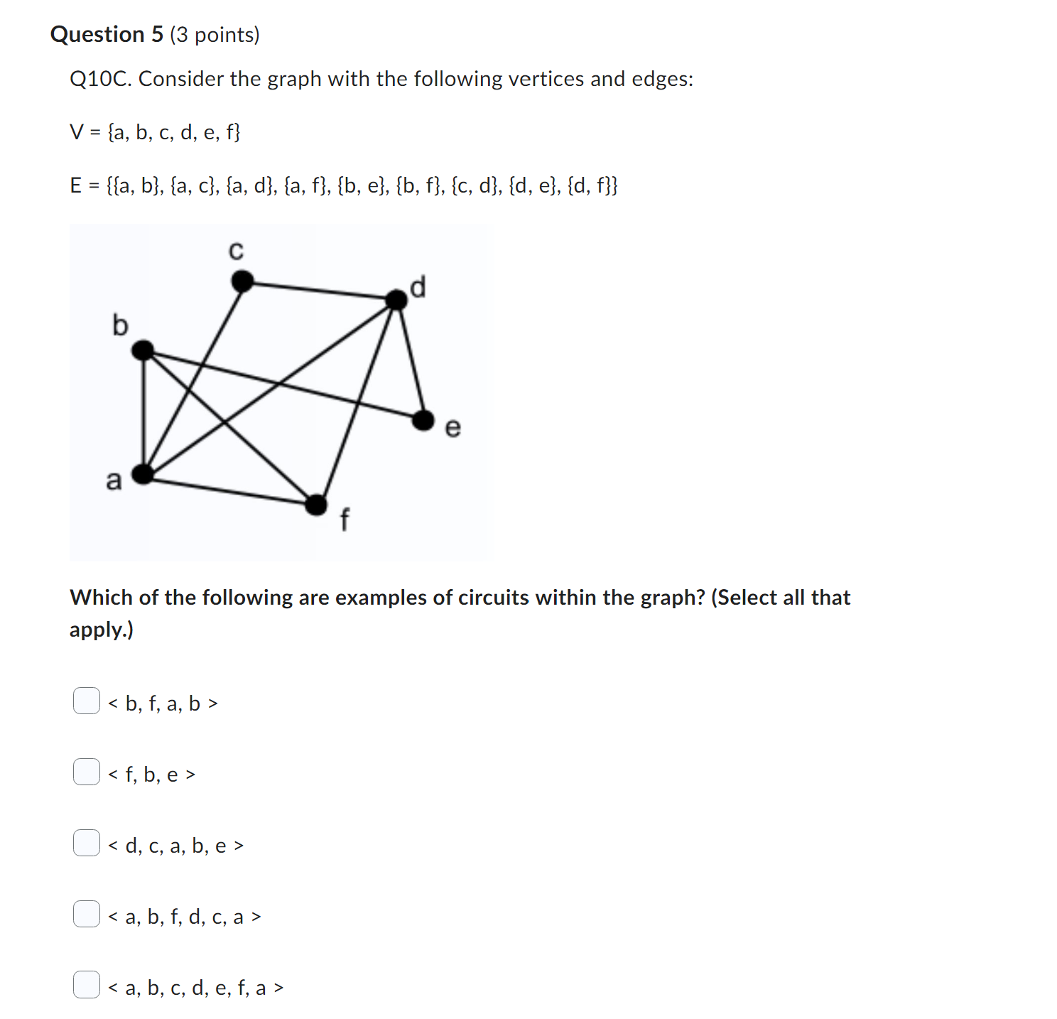 why the graph either does or does not have an Euler circuit.