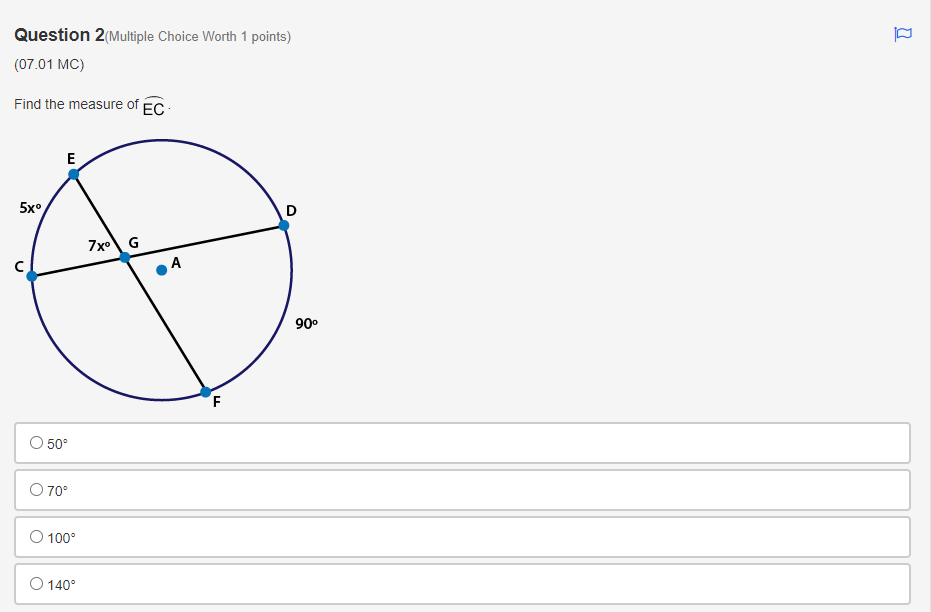 In circle A, the measure of _BAD is 148: C D 148