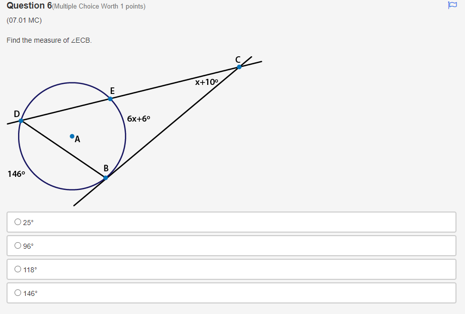When a radius intersects a chord of a circle at a right