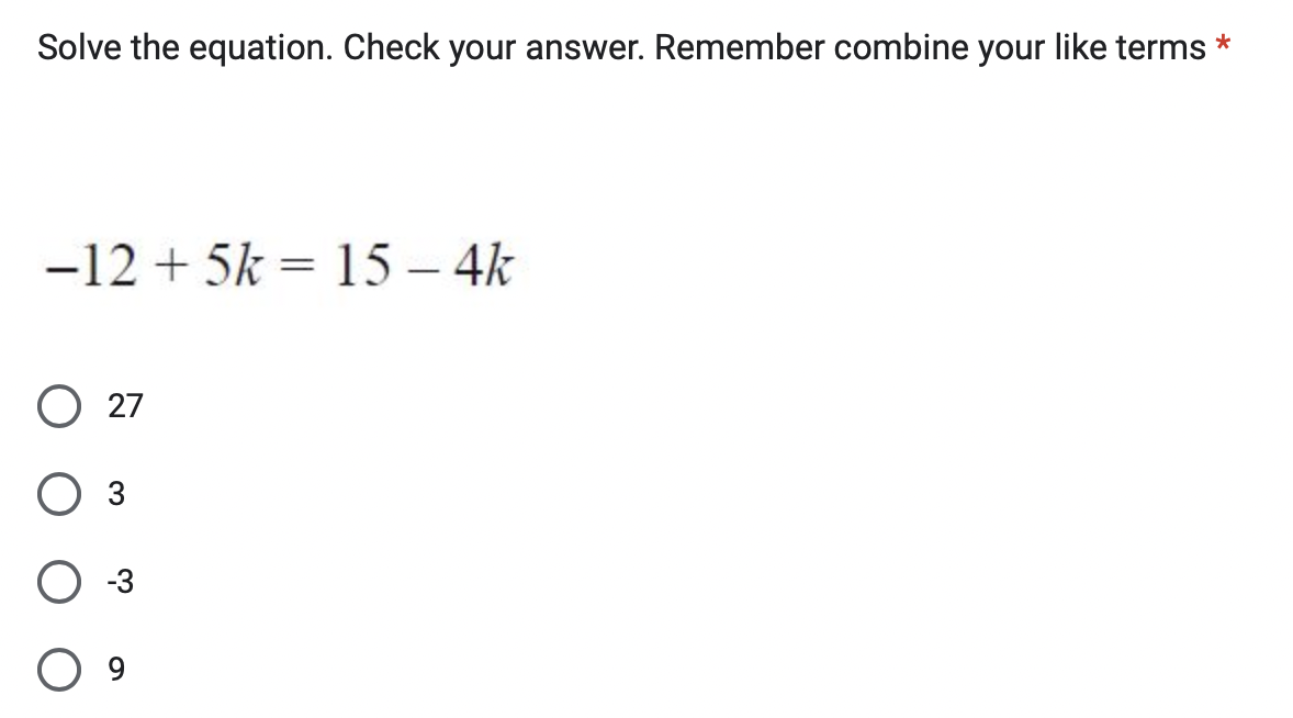 the equation 3y + 6 = 5y - 8 true, false, or