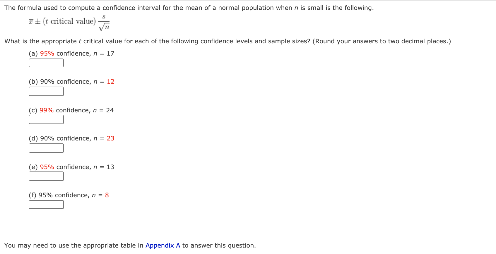 place.) (a) 10 df, between 1.81 and 1.81 :1 % (b) 10