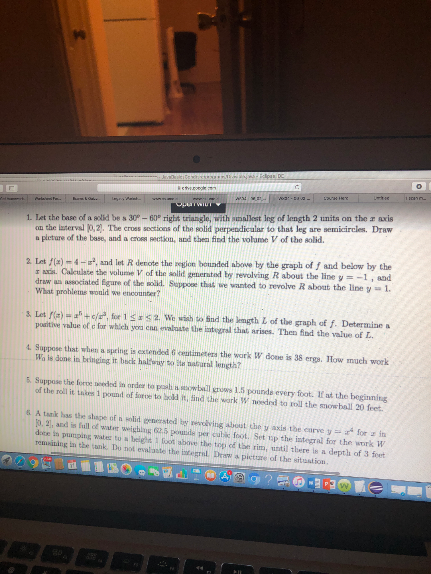  JavaBasicsCond/src/programs/Divisible.java - Eclipse IDE drive.google.com C Worksheet For ... Exams &