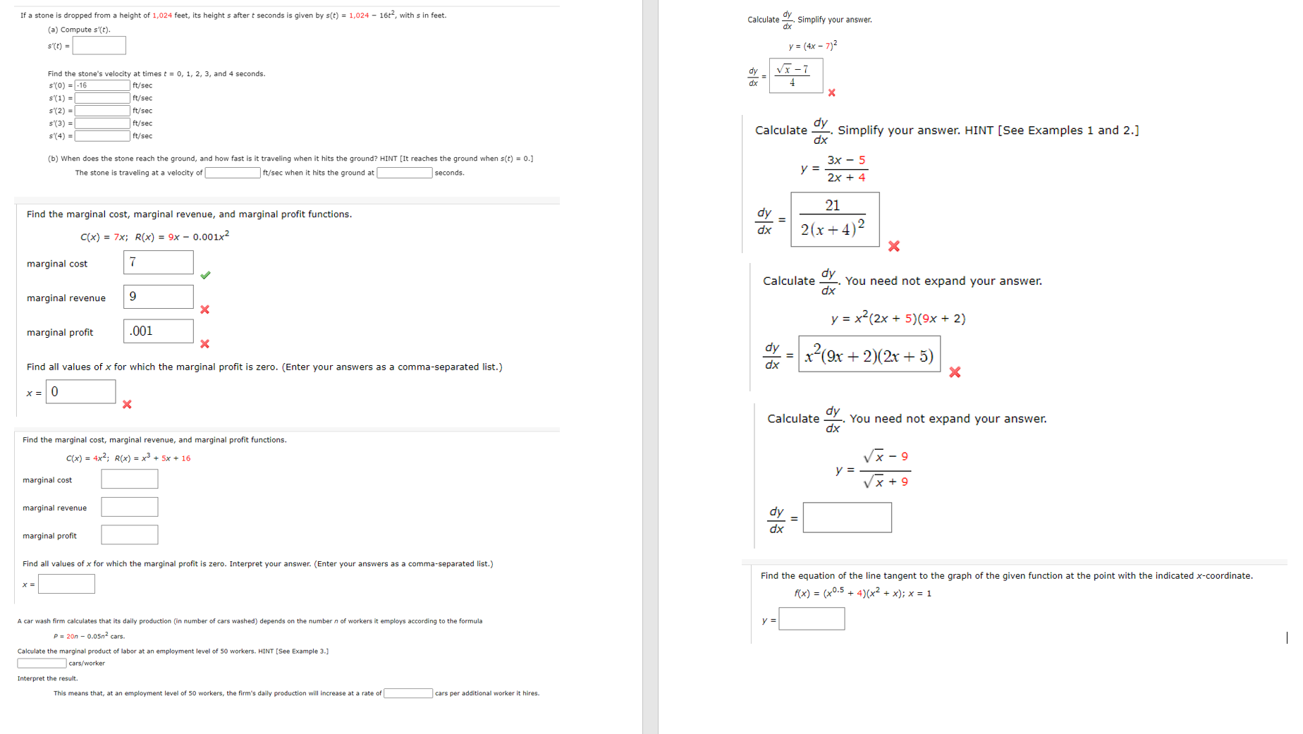 please help! If a stone is dropped from a height of 1,024
