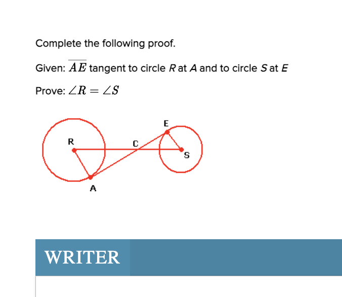 33 R S Assuming construction of the dotted lines, complete the following