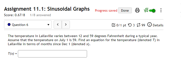 is measured in seconds Find the: Amplitude: 7 cm Period: 2 X