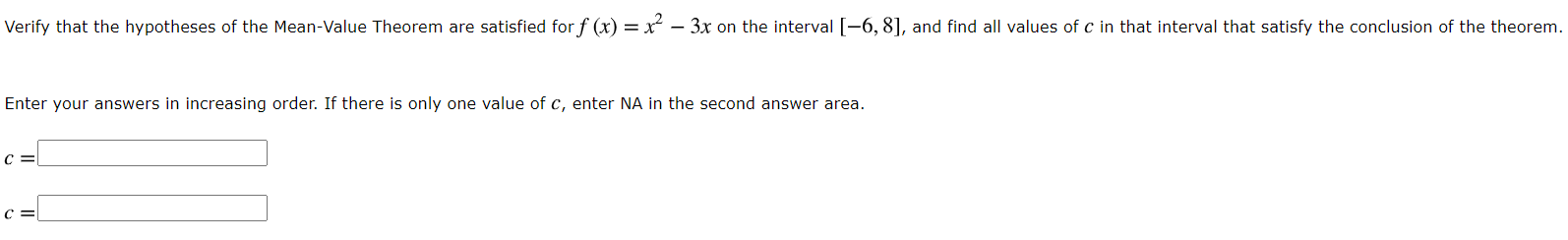 (x) = x - 8x + 7 on the interval [1, 7],