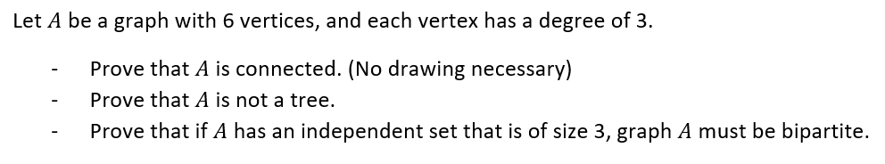 This question is about graph theory. Please answer ASAP and show work