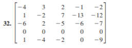  [-432-1-21-27-13-12-62-5-6-7000001-4-20-9]use expansion by cofactors to find the determinant of the matrix