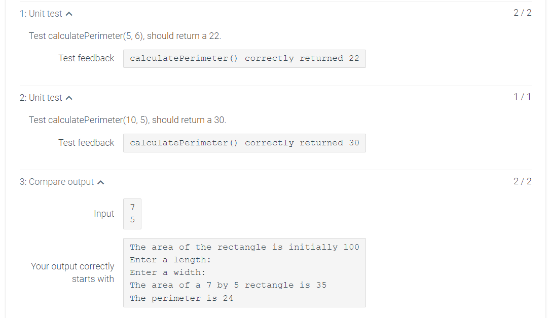provided in the template. First run the program to see what it