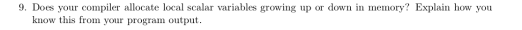 int var1; int y[10]; } foo; int var2; long i; int *p,