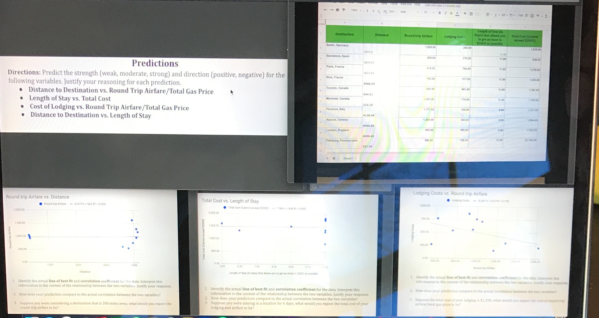 Hi, Please help me in first making predictions based on the graph