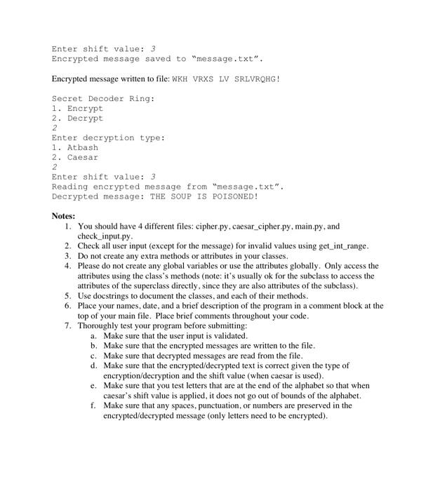 messages will read from the console and then written to a file