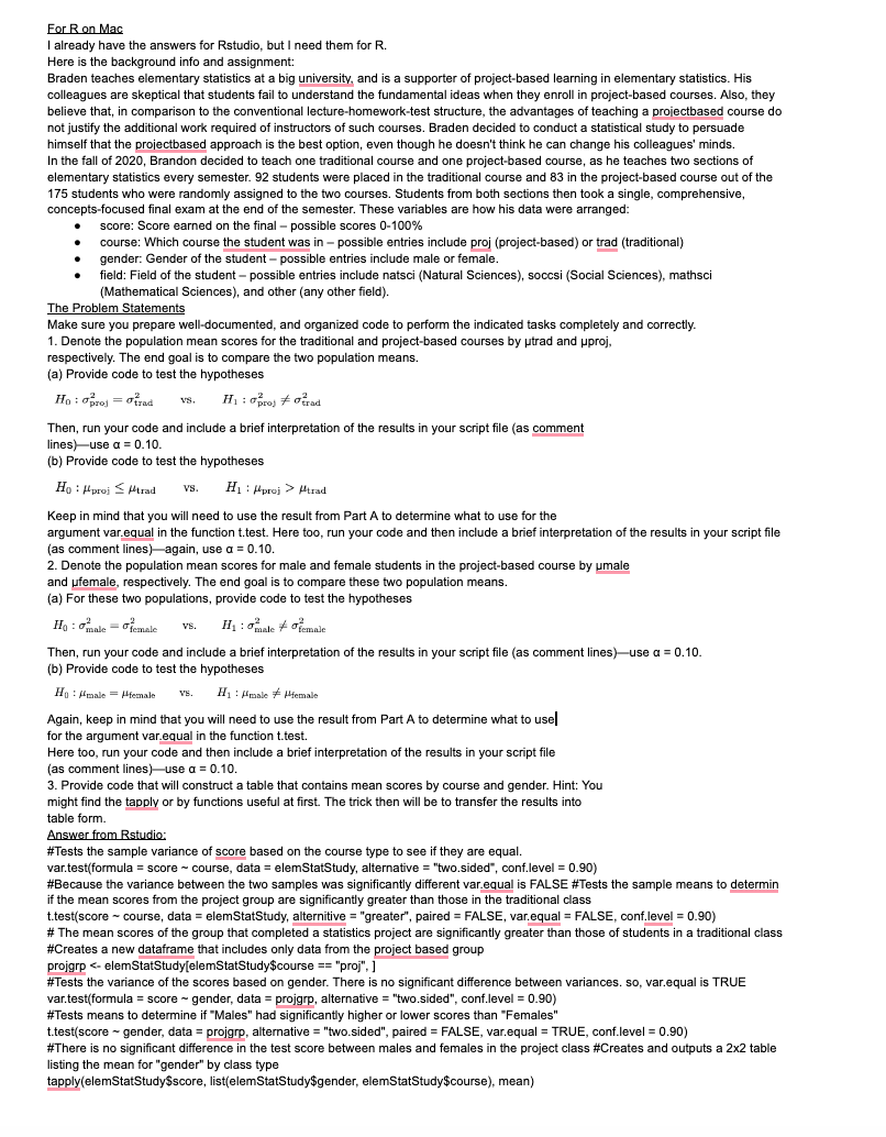  for R programming for Mac. 