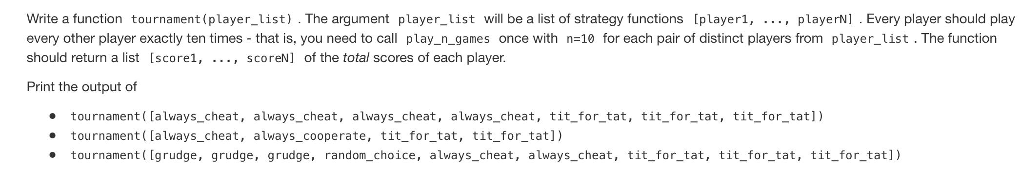both players cheat, they both get 0 points - if both players