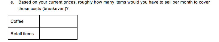 how do i work out how many items i would have to