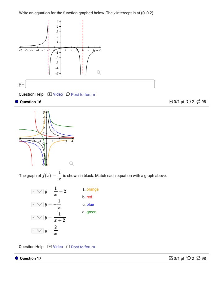 on versions of a question until you get a perfect score on