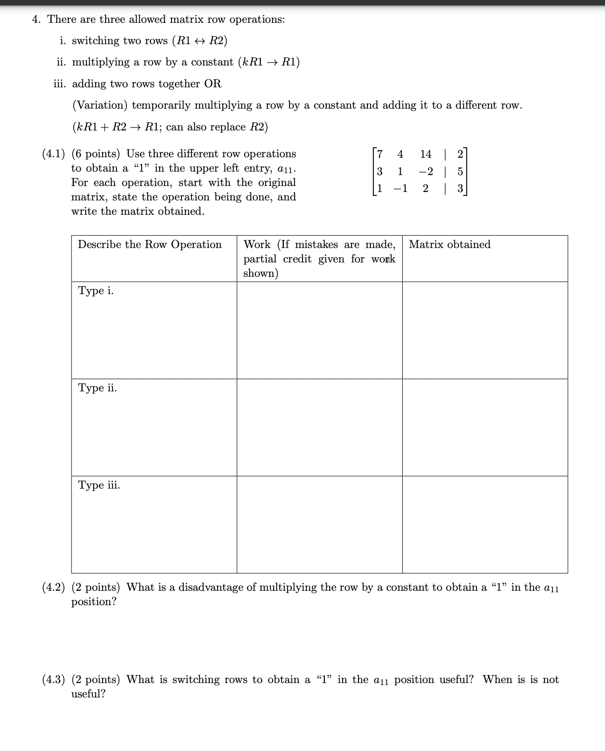 if space is provided. Write the final answer in the box. 1.