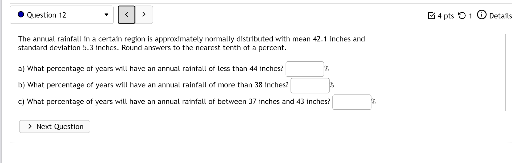 Testing: H0111 = 12 H1111 9'9 12 Your sample consists of 27