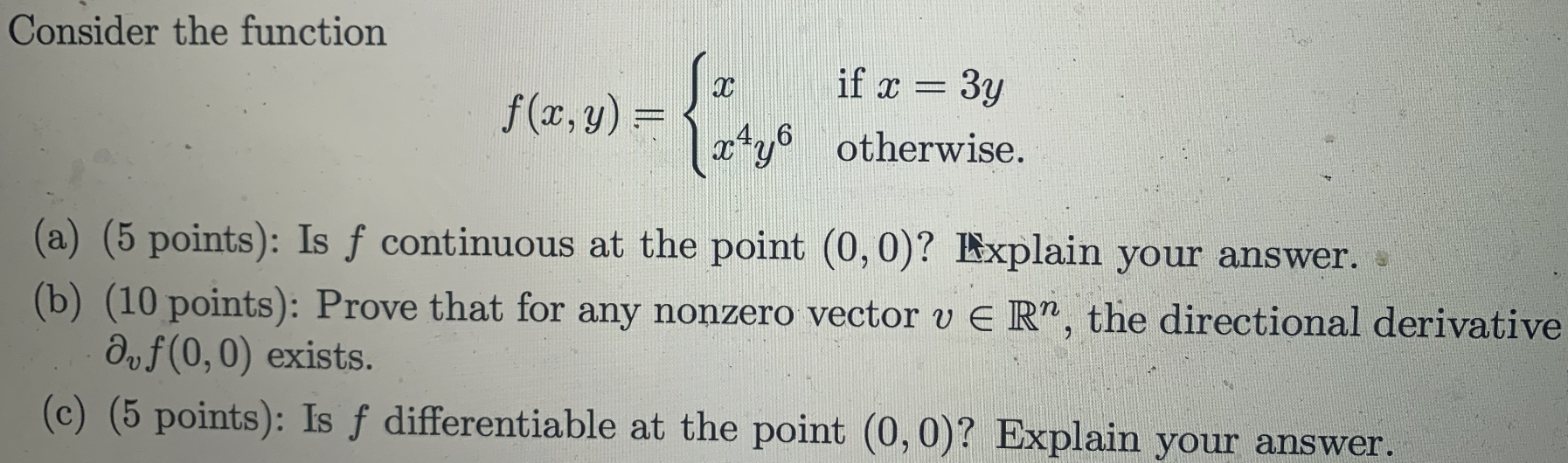 I need help with this. Consider the function f (x, y) =
