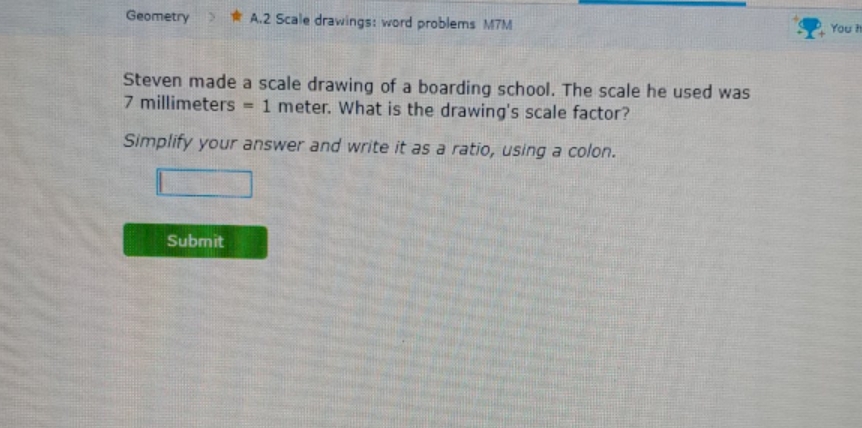 scale drawing:word problems Geometry > # A.2 Scale drawings: word problems MTM