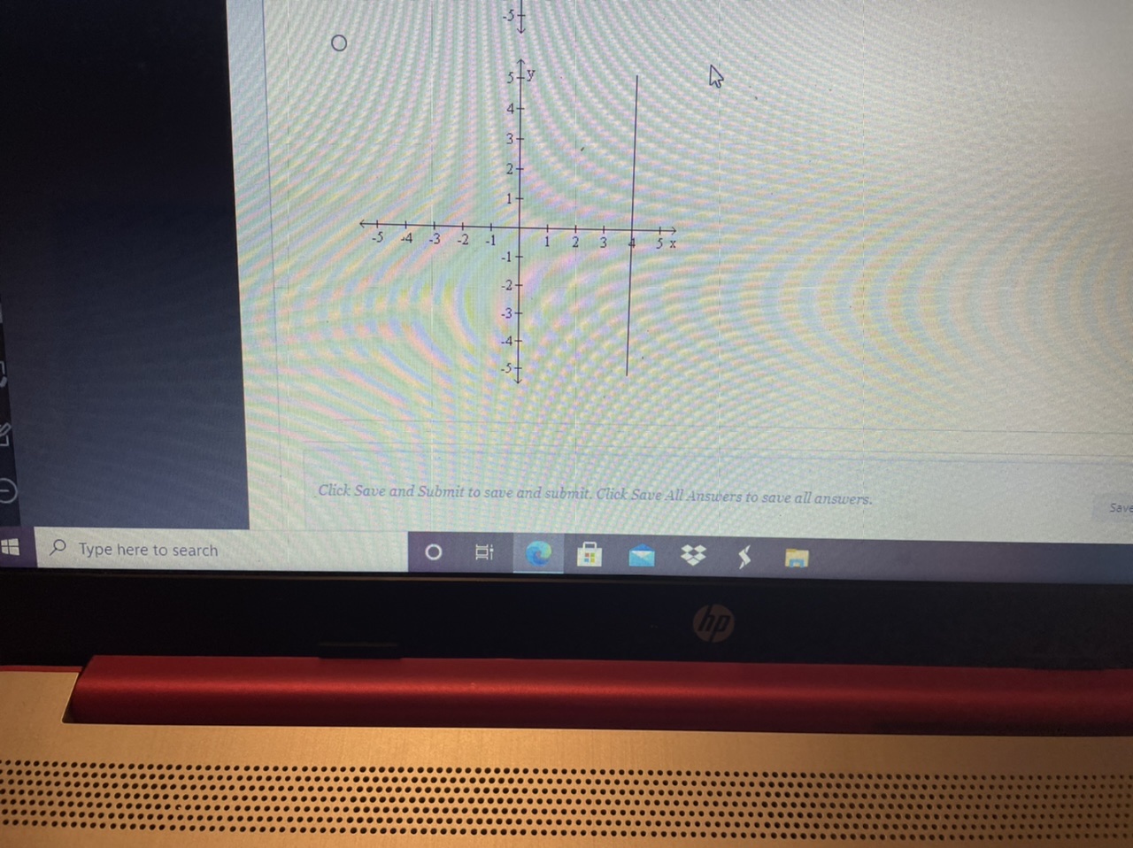 to save and submit. Click Save All Answers to save all answers.