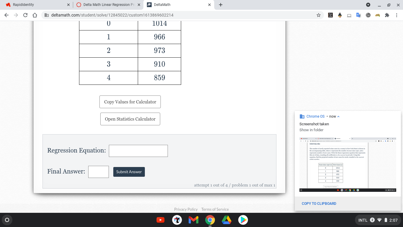 tenth. y -2 6 -6 -10 11 -12 14 -14 18 -19