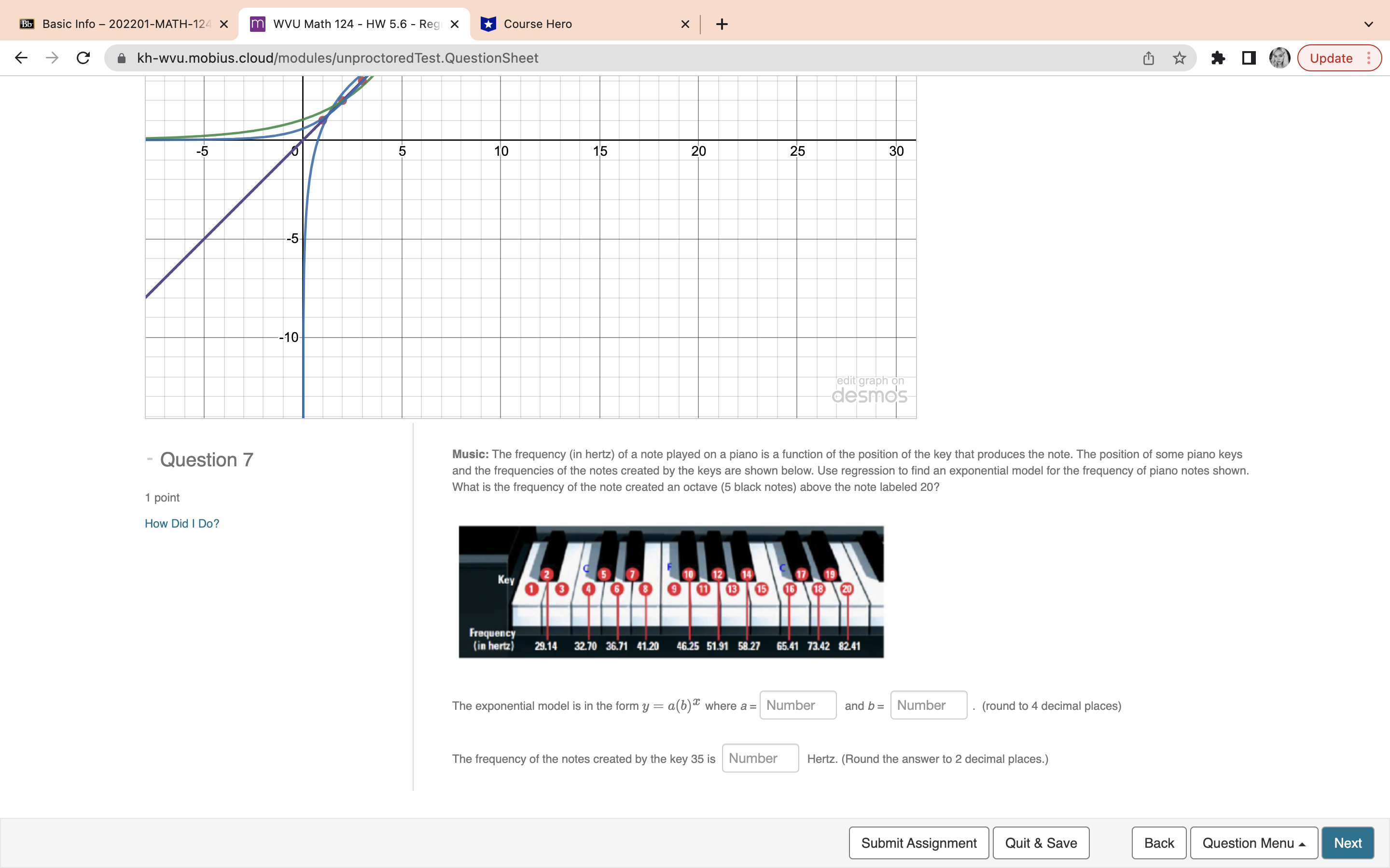 needing help with these two Bb Basic Info - 202201-MATH-124 X m