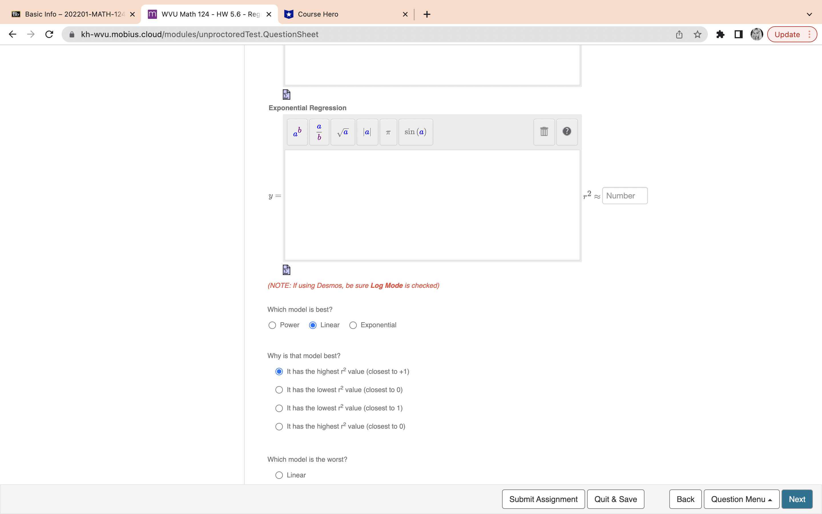 + akh-wvu.mobius.cloud/modules/unproctoredTest. QuestionSheet Update -5 5 10 15 20 25 30 -5-